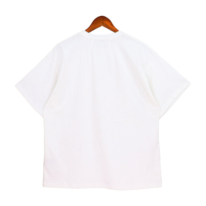 Rhude Fashion Logo Letter Print T-Shirt Unisex Cotton Loose Short Sleeve