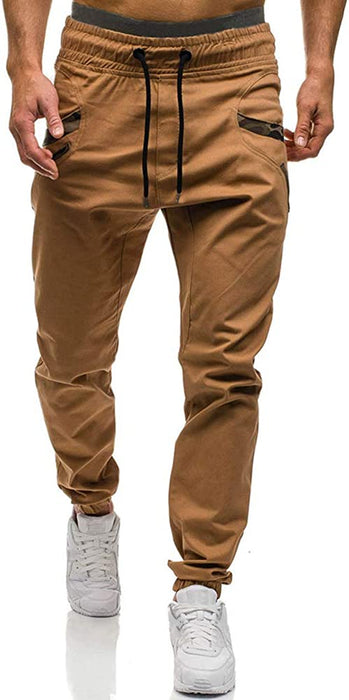 Mens Fashion Athletic Joggers Pants - Sweatpants Trousers Cotton Cargo Pants Mens Long Pants