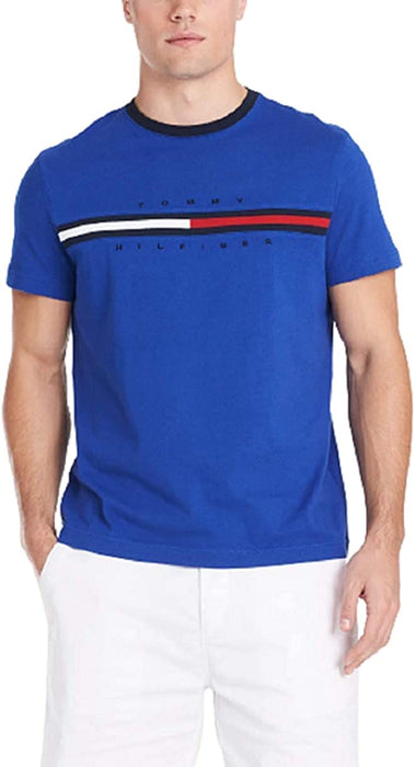 Men'S Short Sleeve Signature Stripe Graphic T-Shirt