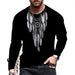 ⭐T-Shirt Men Novelty Black Long Sleeve Fashion Ultra Soft Streetwear T Shirt Tee