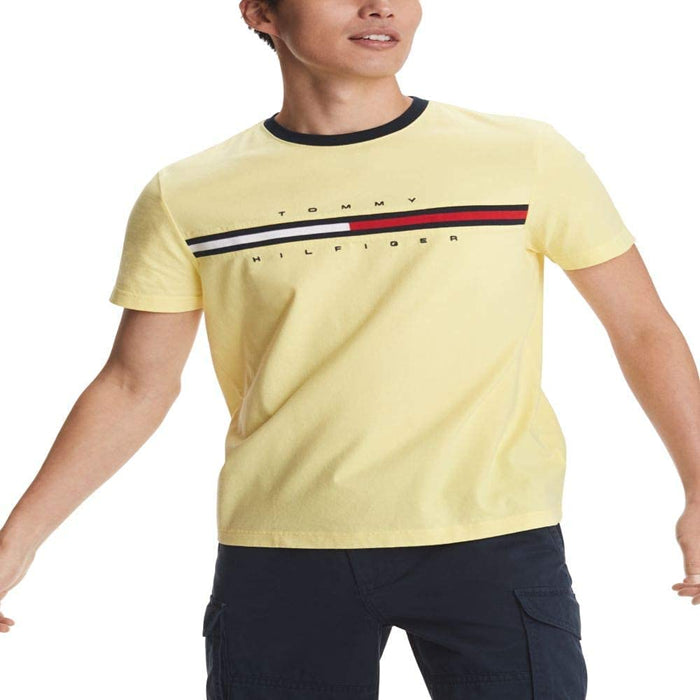 Men'S Short Sleeve Signature Stripe Graphic T-Shirt