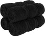 Luxury 4 Piece Bath Towel Set, 100% Cotton Turkish Bath Towels for Bathroom, 27X54 in Large Bathroom Shower Towels, Dark Gray Bath Towels