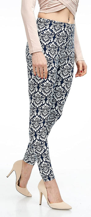 | Lush Moda | Women’S Extra Soft Leggings | Variety of Prints | One Size