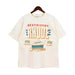 Rhude Logo Letter Print Short Sleeve Fashion Casual Cotton T-Shirt