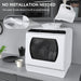 Countertop Dishwasher, 5 Washing Programs Portable Dishwasher with 5-Liter Built-In Water Tank for Glass Door