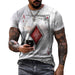 Fashion Men'S Summer Casual Printed round Neck Short Sleeve Muscle T-Shirt Tops