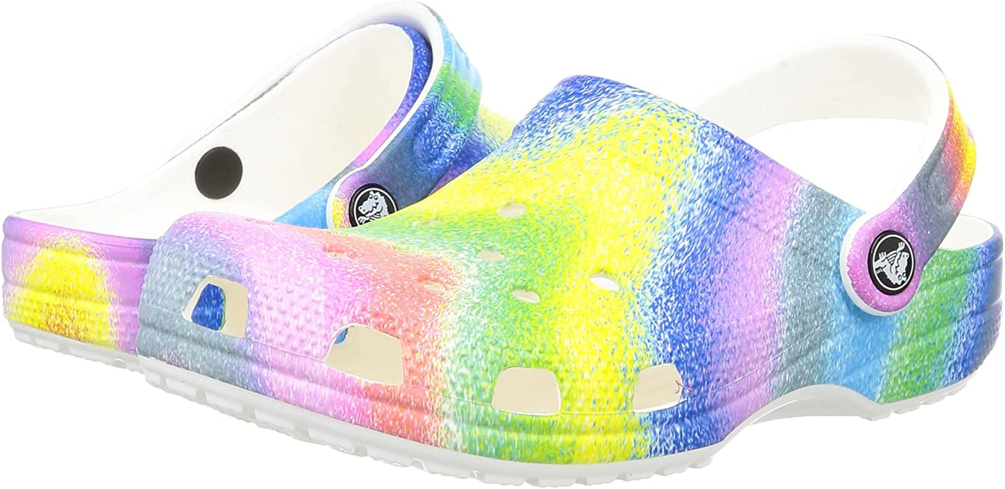 Unisex-Adult Classic Tie Dye Clogs