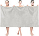 Luxury 4 Piece Bath Towel Set, 100% Cotton Turkish Bath Towels for Bathroom, 27X54 in Large Bathroom Shower Towels, Dark Gray Bath Towels