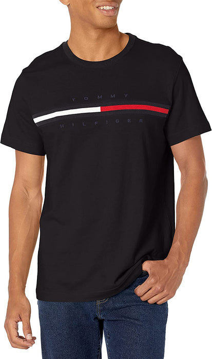 Men'S Short Sleeve Signature Stripe Graphic T-Shirt