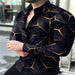 Fashion Mens Shirts Tops Long Sleeve Casual Button down Shirt Party T Dress NEW