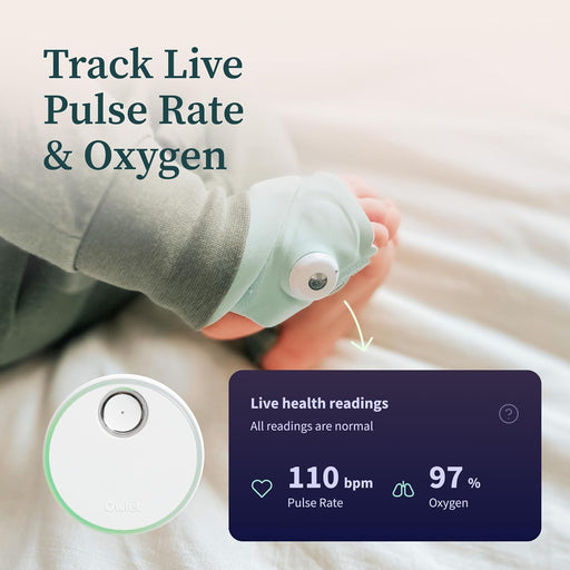 ® Dream Duo Smart Baby Monitor: Fda-Cleared Dream Sock® plus  Cam 2- Tracks & Notifies for Pulse Rate & Oxygen While Viewing Baby in 1080P HD Wifi Video