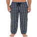 Fruit of the Loom Men'S and Big Men'S Microsanded Woven Plaid Pajama Pants