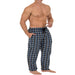 Fruit of the Loom Men'S and Big Men'S Microsanded Woven Plaid Pajama Pants