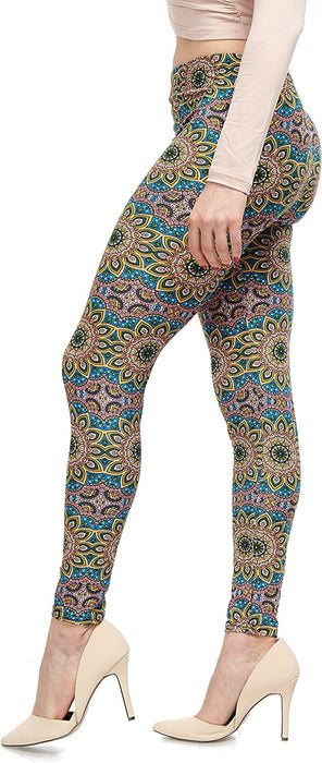 | Lush Moda | Women’S Extra Soft Leggings | Variety of Prints | One Size