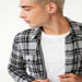 Free Assembly Men'S Knit Flannel Shirt