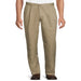 George Men'S and Big Men'S Wrinkle Resistant Pleated Twill Pants with Soil Release