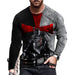 ⭐T-Shirt Men Novelty Black Long Sleeve Fashion Ultra Soft Streetwear T Shirt Tee