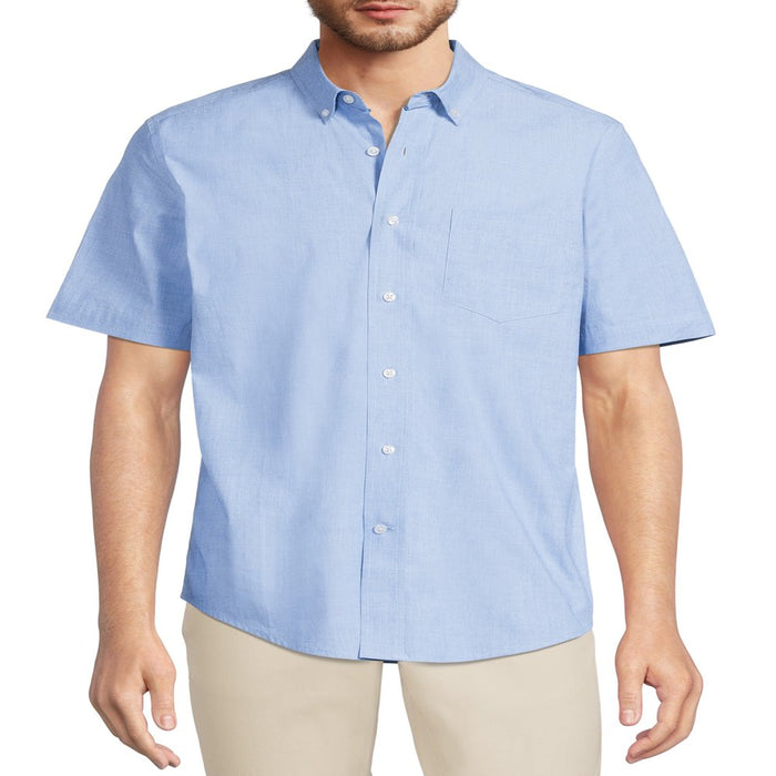 George Men’S Poplin Shirt with Short Sleeves