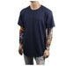 Mens Heavy T-Shirt BIG & TALL Long Extended Casual Basic Crew Neck Fashion S-5X