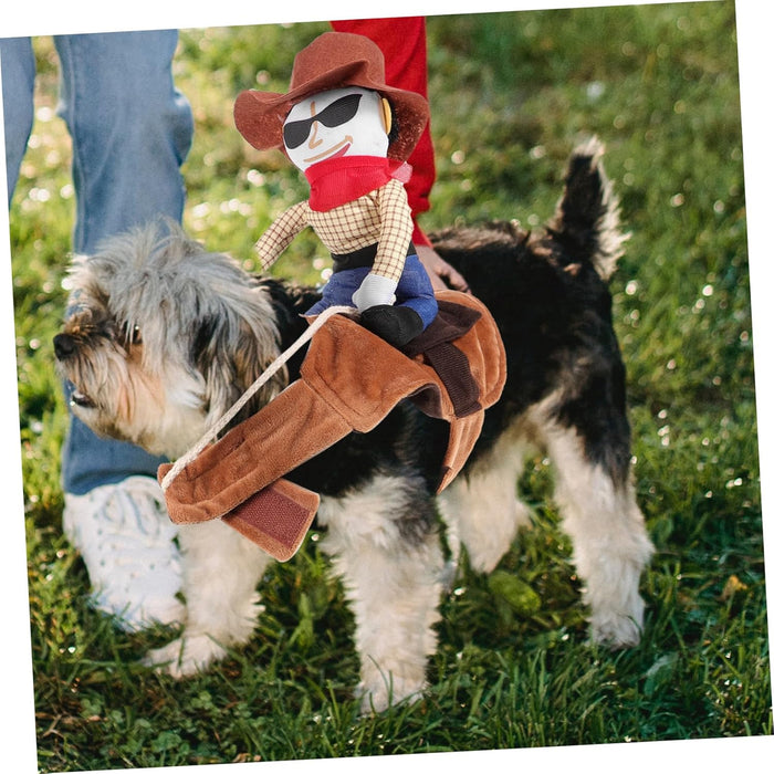 Pet Transformation Costume Knight Style Dog Riders Clothing Horse Riding Dog Apparel Puppy Suits Costumes Pet Party Funny Cat Costume Dog Costume Halloween Cosplay Dress Polyester