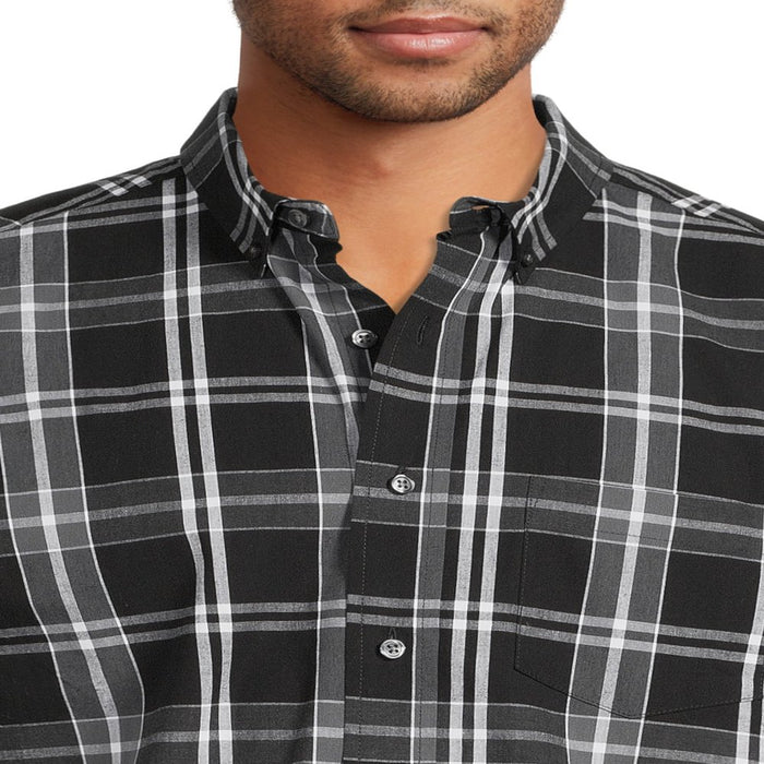 George Men’S Poplin Shirt with Short Sleeves