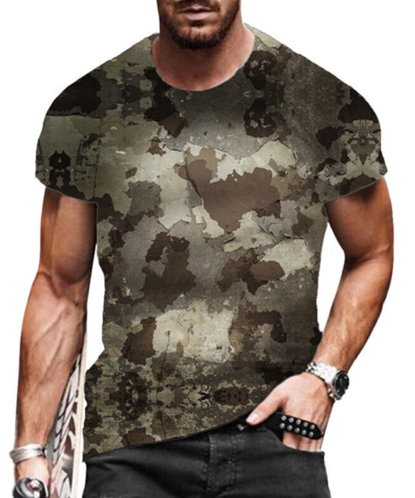 Men T Shirts 3D Novelty Graphic Fashion Casual Camiseta Short Sleeve Tee T-Shirt