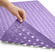 Patented Bath Tub Shower Mat, 35X16 Washable Bathtub Floor Mats, Suction Cups and Drain Holes to Keep Tubs Clean, Clear