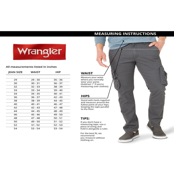 Wrangler Men'S Stretch Taper Leg Regular Fit Cargo Pant