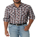 Wrangler® Men'S Long Sleeve Western Plaid Shirt