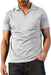 Men'S Fashion Athletic Muscle Polo Shirts V Neck Golf T-Shirts Workout Solid Color Tee Shirt Top