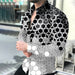 Fashion Mens Shirts Tops Long Sleeve Casual Button down Shirt Party T Dress NEW