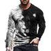 ⭐T-Shirt Men Novelty Black Long Sleeve Fashion Ultra Soft Streetwear T Shirt Tee