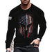 ⭐T-Shirt Men Novelty Black Long Sleeve Fashion Ultra Soft Streetwear T Shirt Tee