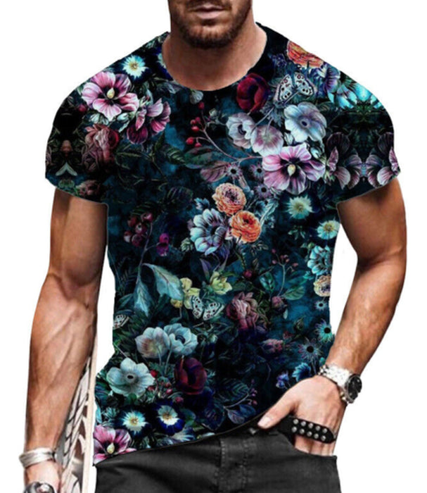 Men T Shirts 3D Novelty Graphic Fashion Casual Camiseta Short Sleeve Tee T-Shirt