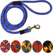 - Premium Rope Dog Leash - Durable Mountain Climbing Rope with Sturdy Bull Buckle & Comfortable Handle