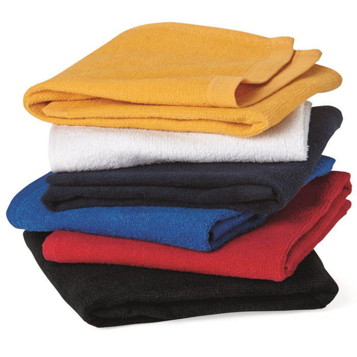 - Value Cotton Velour Hemmed Rally Towel