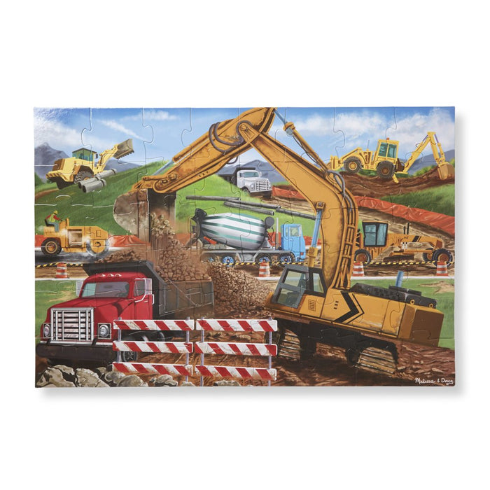 Building Site Jumbo Jigsaw Floor Puzzle - 48 Pcs