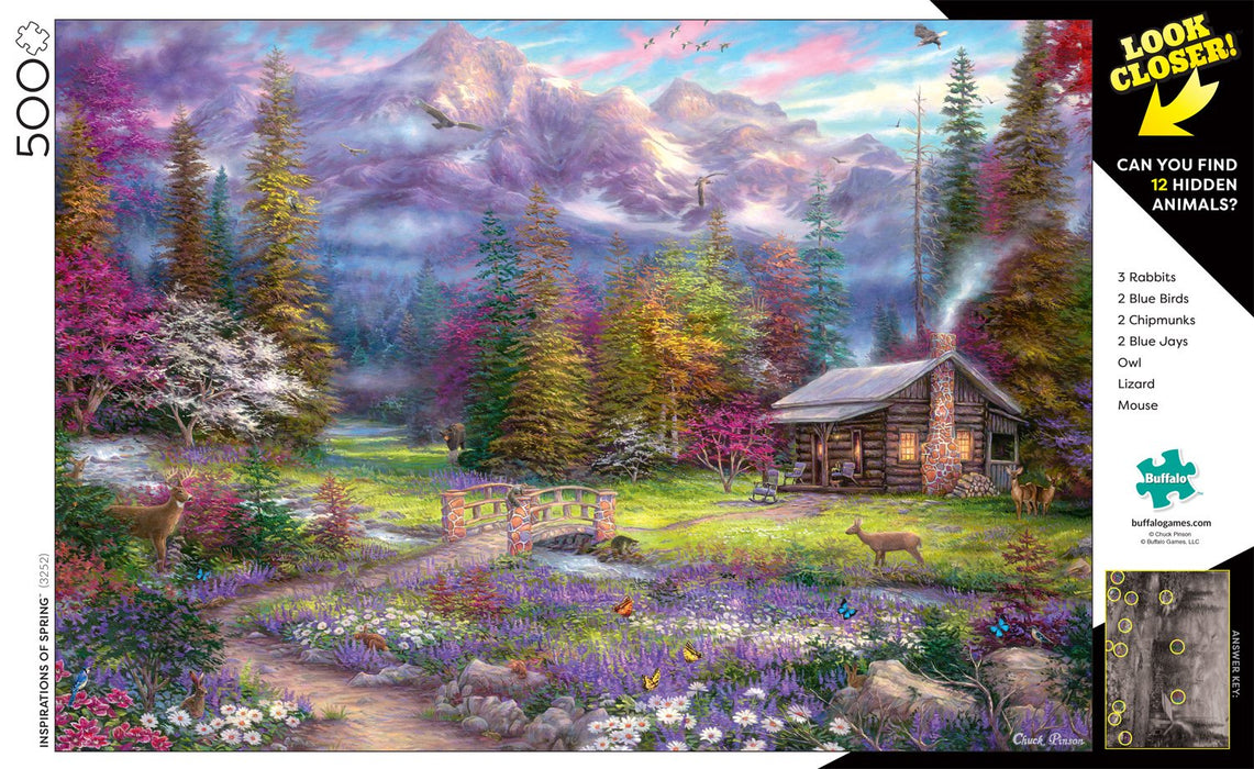 - Look Closer - Inspirations of Spring - 500 Piece Jigsaw Puzzle